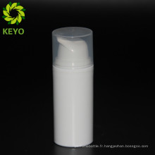 150ml vide lotion blanc en plastique cosmétique airless pulvérisateur pompe bouteille